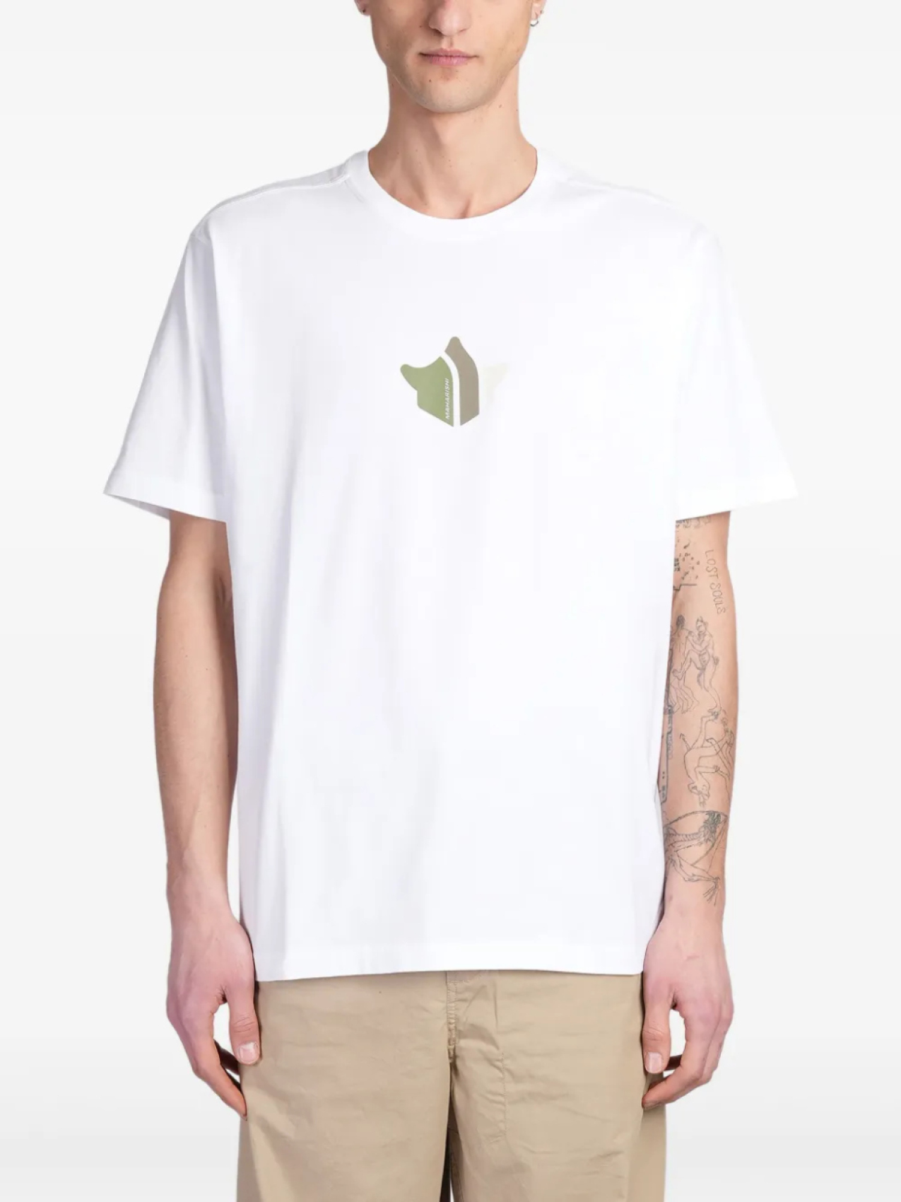 Футболка с надписью «Храм» Maharishi, белый
Футболка с надписью «Храм» Maharishi, белый