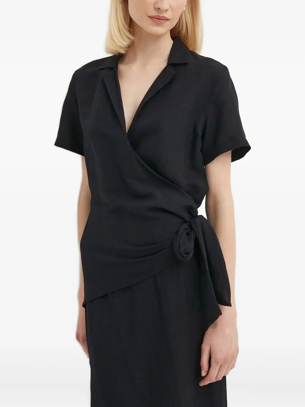 Платье миди с запахом Sisley, черный
Платье миди с запахом Sisley, черный
