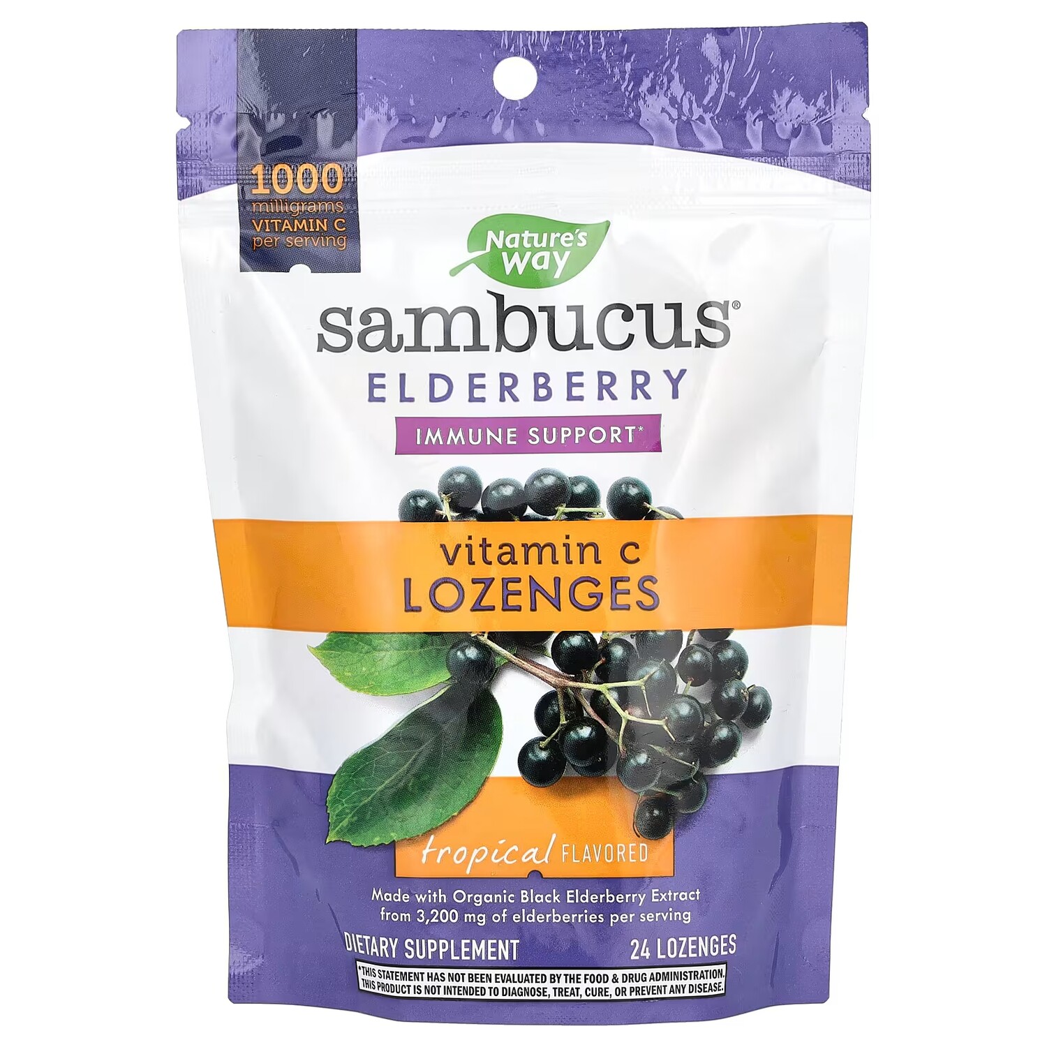 Леденцы Nature's Way Sambucus Elderberry Vitamin C, 24 штуки
Леденцы Nature's Way Sambucus Elderberry Vitamin C, 24 штуки