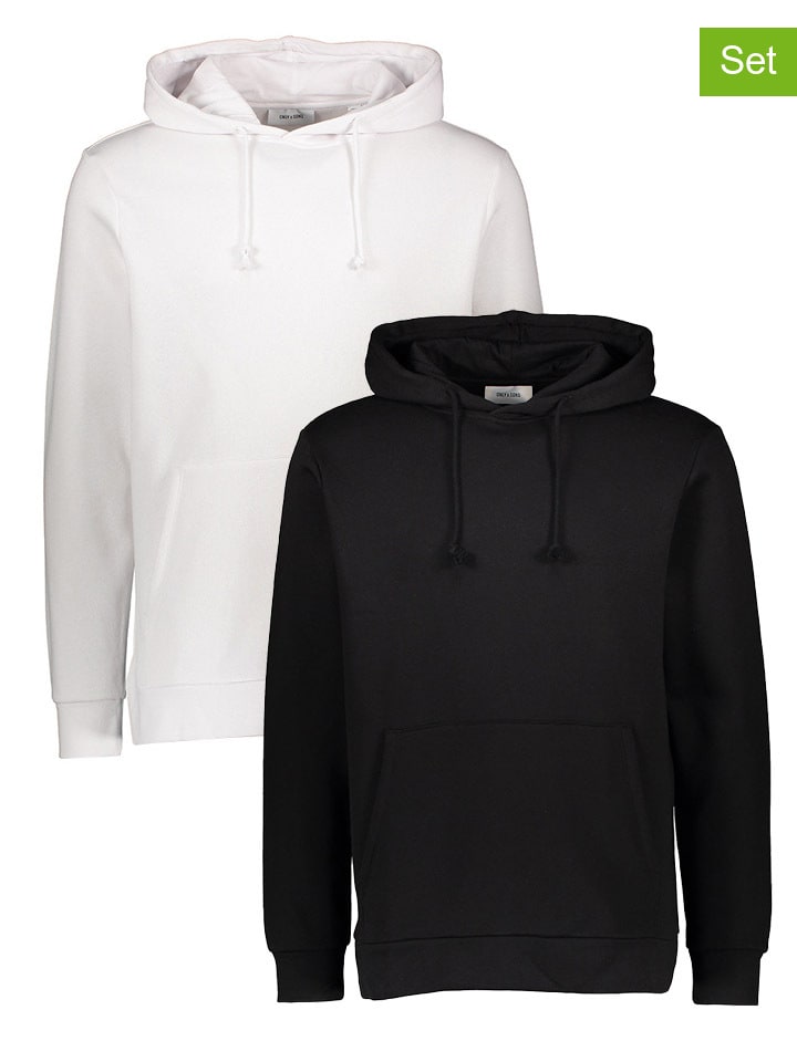 Толстовка с капюшоном ONLY & SONS, черный/белый
Толстовка с капюшоном ONLY & SONS, черный/белый