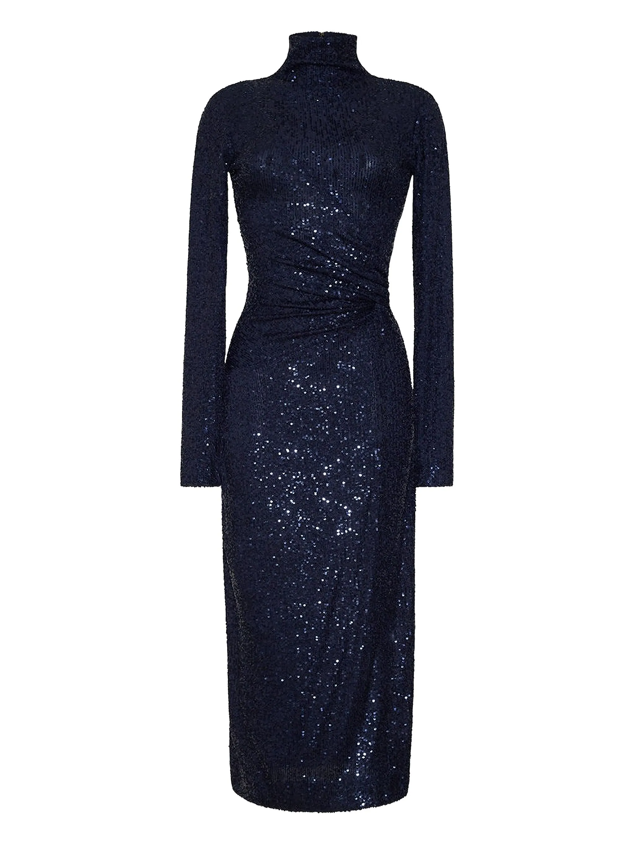 Платье миди Ryan с высоким воротником и пайетками Cara Cara, синий
Платье миди Ryan с высоким воротником и пайетками Cara Cara, синий