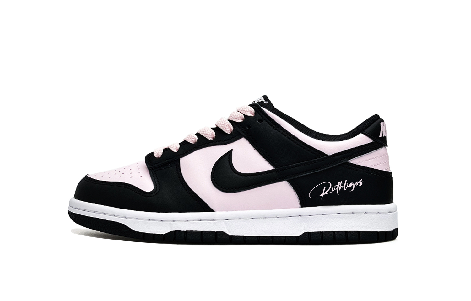 Nike Dunk Black Pink Latte Slip Resistant Lightweight Cushioning Low top Kids' Skateboarding Shoes Pink Black Unisex
Nike Dunk Black Pink Latte Slip Resistant Lightweight Cushioning Low top Kids' Skateboarding Shoes Pink Black Unisex