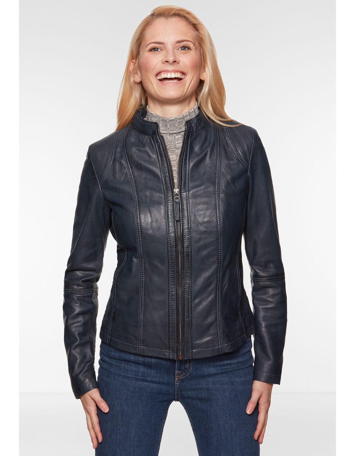Кожаная куртка 7eleven Amera, темно синий
Кожаная куртка 7eleven Amera, темно синий