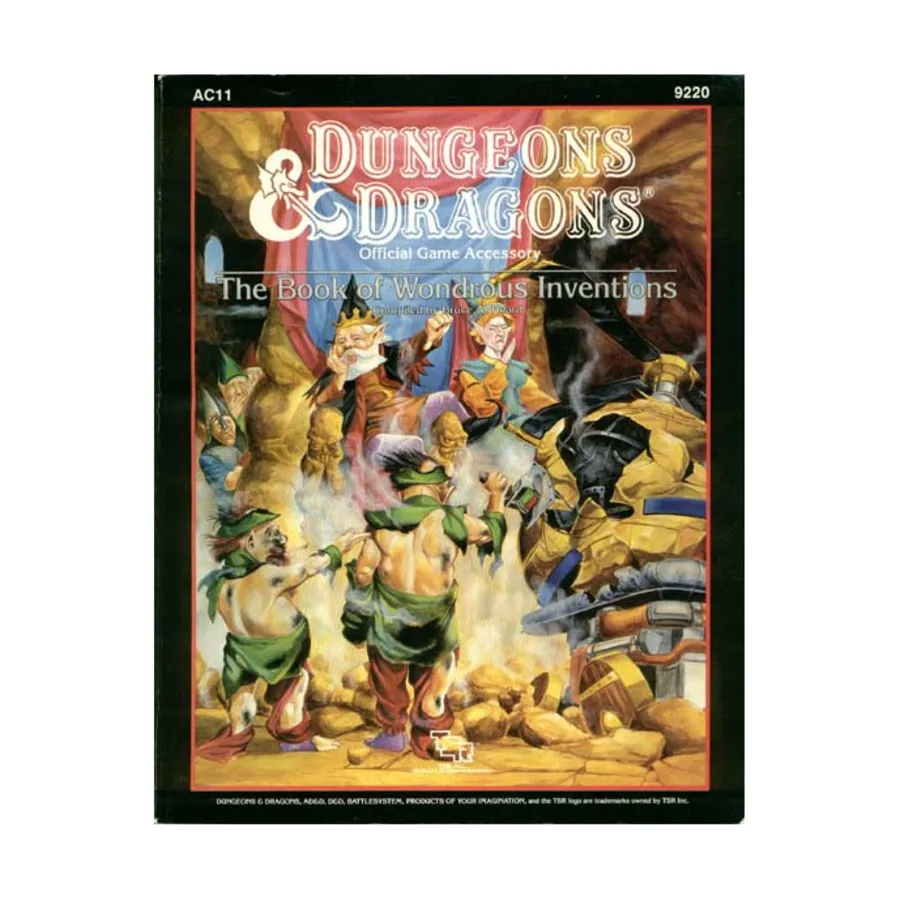 Book of Wondrous Inventions, Basic Dungeons & Dragons (Original Edition) - Sourcebooks & Accessories, мягкая обложка
Book of Wondrous Inventions, Basic Dungeons & Dragons (Original Edition) - Sourcebooks & Accessories, мягкая обложка