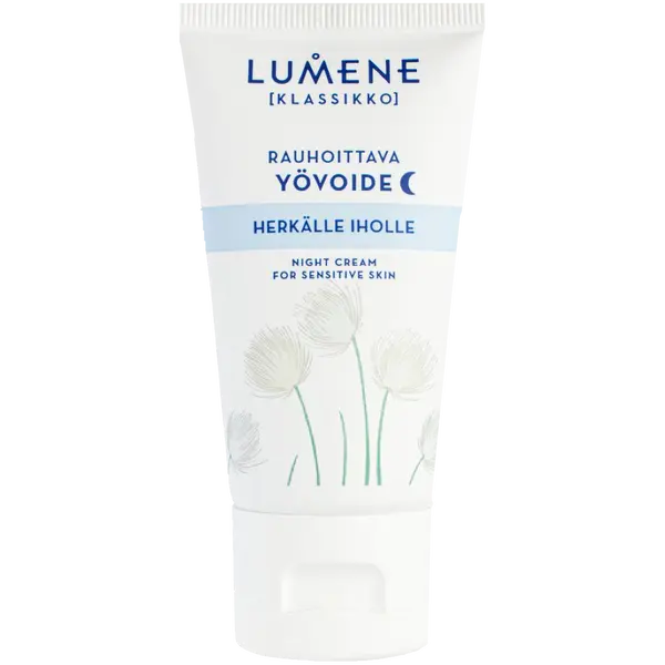 Успокаивающий ночной крем для чувствительной кожи, 50 мл Lumene Klassikko
Успокаивающий ночной крем для чувствительной кожи, 50 мл Lumene Klassikko