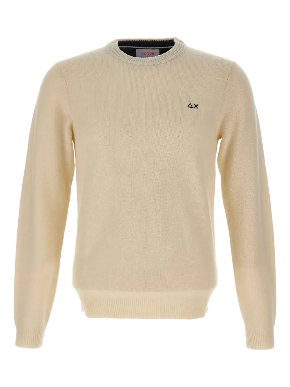 Свитер с круглым вырезом и вышитым логотипом Sun68, нейтральный
Свитер с круглым вырезом и вышитым логотипом Sun68, нейтральный
