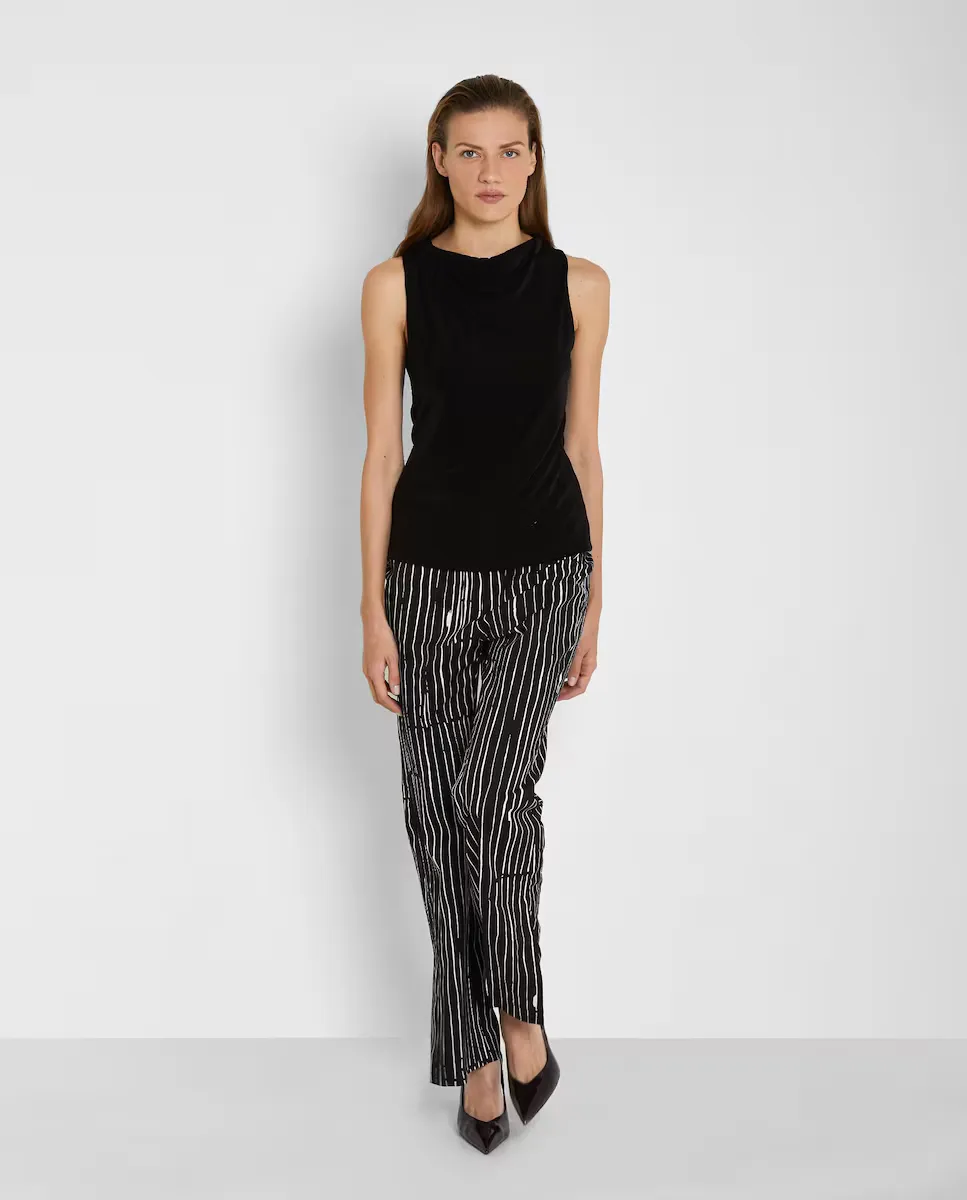 Женская футболка без рукавов с открытой спиной Trucco, черный 
Женская футболка без рукавов с открытой спиной Trucco, черный