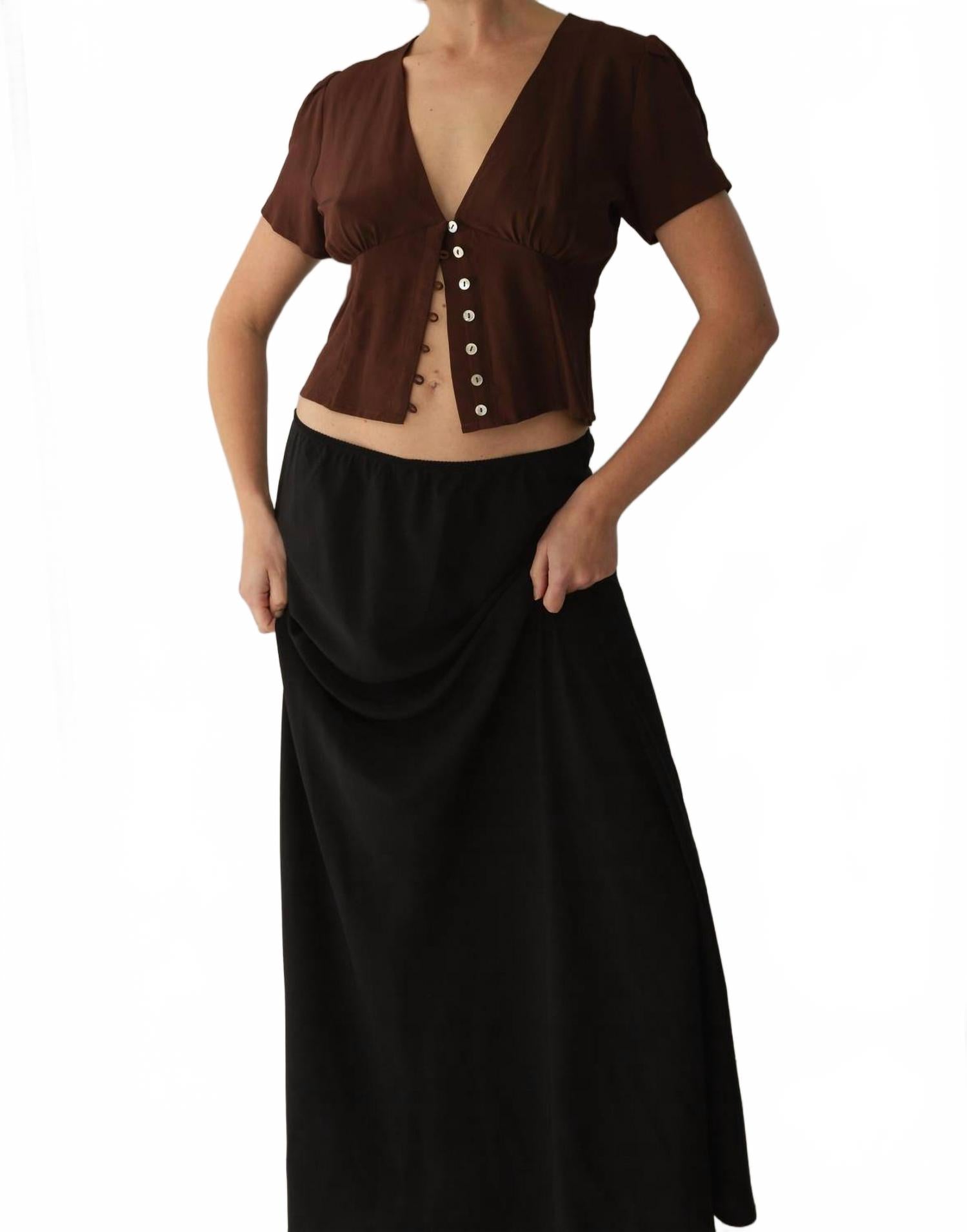 Блузка с каплевидными рукавами в цвете Ciocco Olga Joan, Ciocco
Блузка с каплевидными рукавами в цвете Ciocco Olga Joan, Ciocco