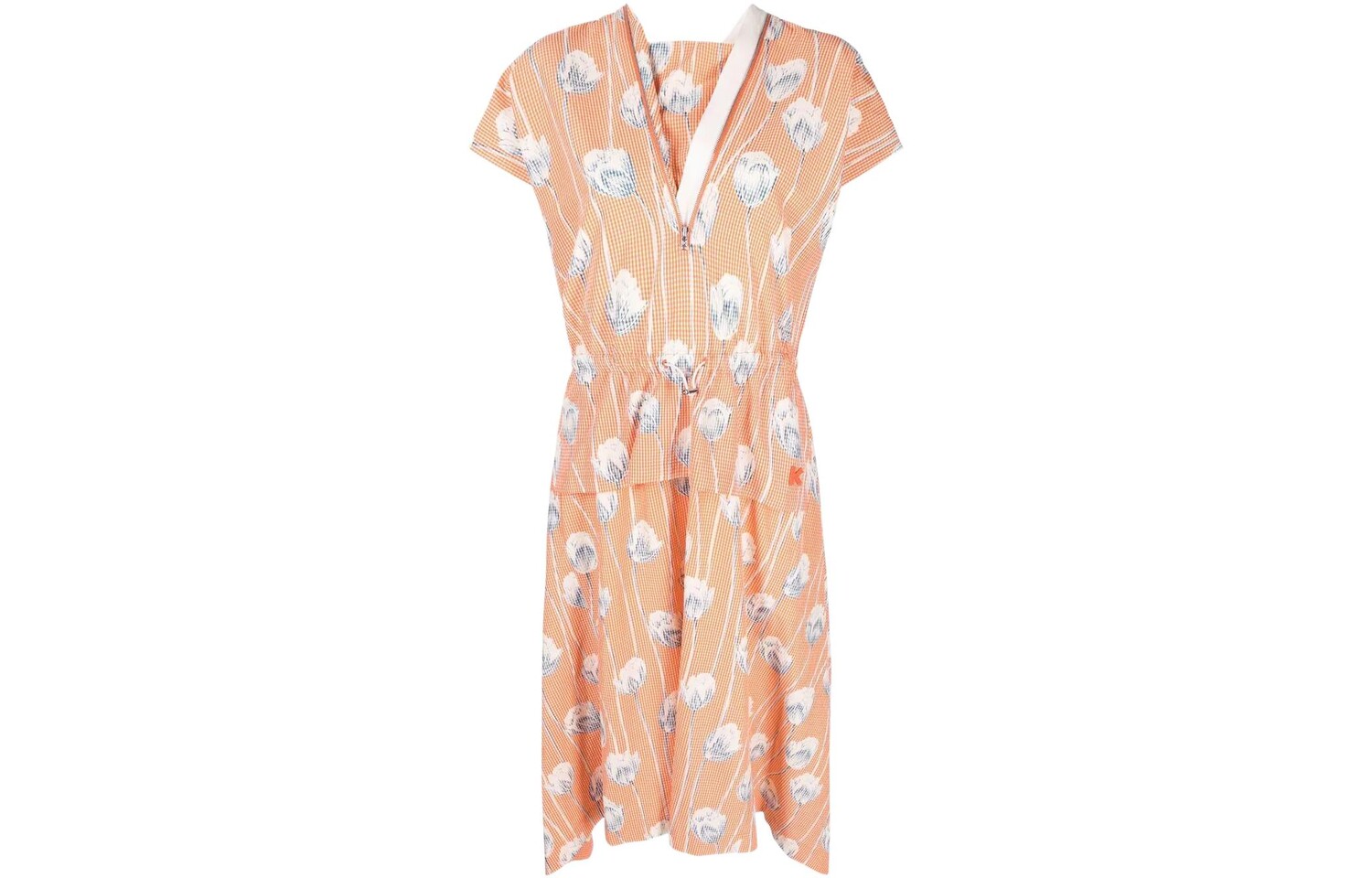 Платье Kenzo с короткими рукавами, бледно-желтый
Платье Kenzo с короткими рукавами, бледно-желтый