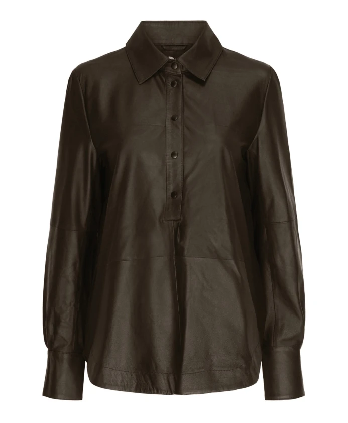 Коричневая кожаная рубашка Butterfly Copenhagen, коричневый
Коричневая кожаная рубашка Butterfly Copenhagen, коричневый