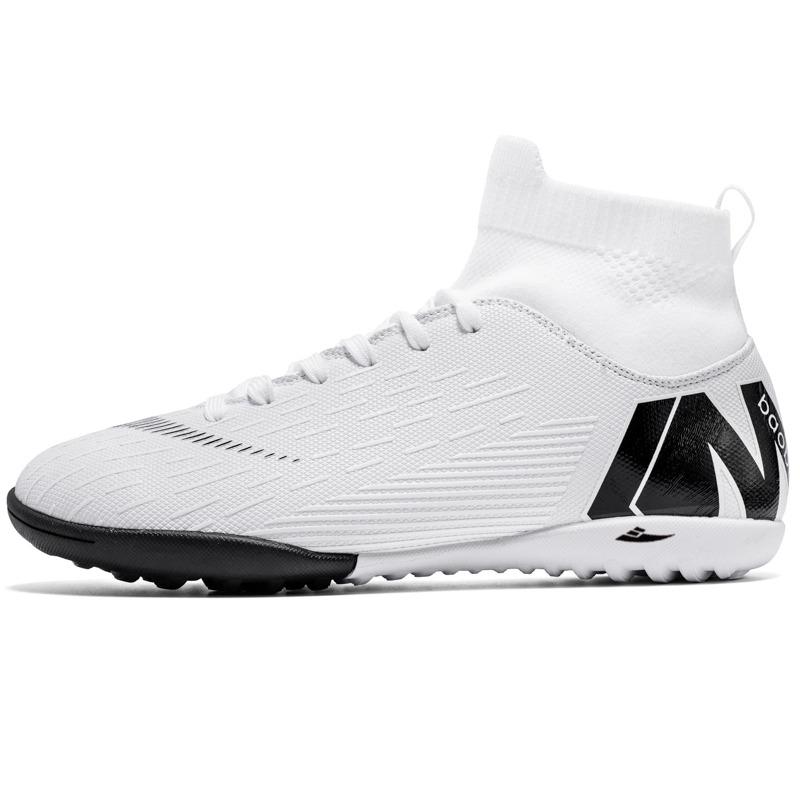 Kuding Футбольные бутсы FG Rubber с длинными шипами для естественного покрытия с противоскользящим покрытием унисекс белые (для искусственного газона), цвет White (Turf)
Kuding Футбольные бутсы FG Rubber с длинными шипами для естественного покрытия с противоскользящим покрытием унисекс белые (для искусственного газона), цвет White (Turf)