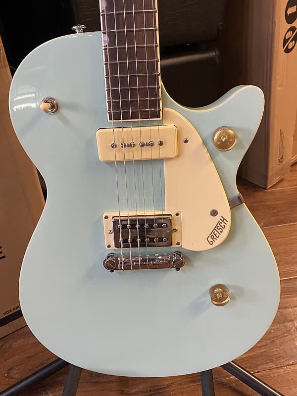 Электрогитара Gretsch G2215-P90 Junior Jet Club Mint Metallic #ISG220200555
Электрогитара Gretsch G2215-P90 Junior Jet Club Mint Metallic #ISG220200555