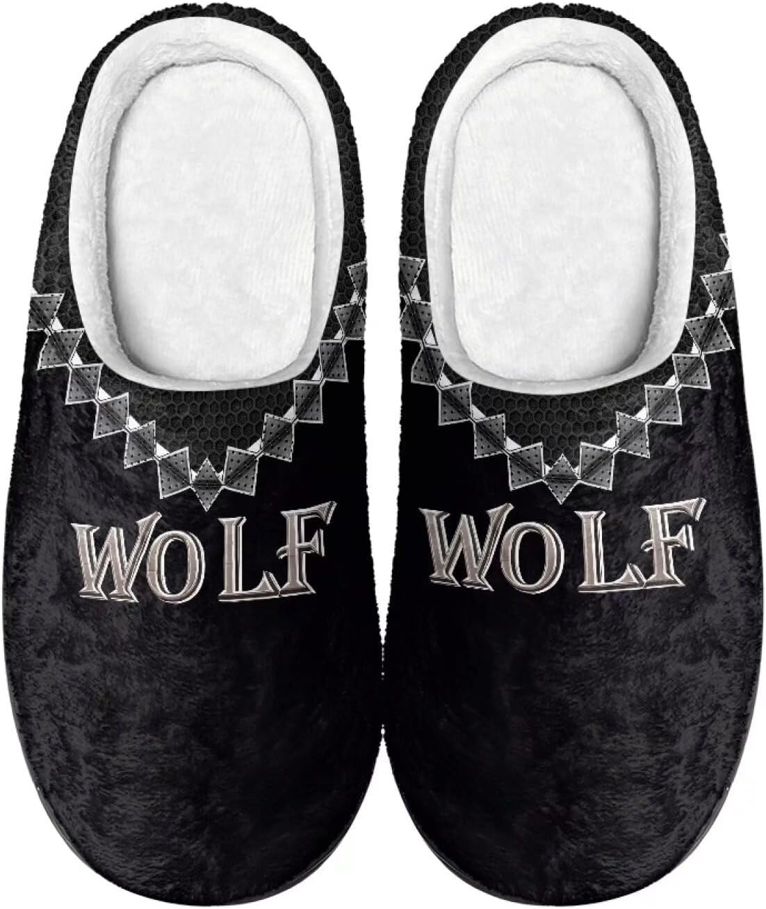 Мужские и женские нескользящие тапочки, теплые мягкие уютные тапочки из фланели, домашняя обувь для спальни и улицы, размеры 2-12 Zcfygdx, Wolf Text Minimalist Print
Мужские и женские нескользящие тапочки, теплые мягкие уютные тапочки из фланели, домашняя обувь для спальни и улицы, размеры 2-12 Zcfygdx, Wolf Text Minimalist Print