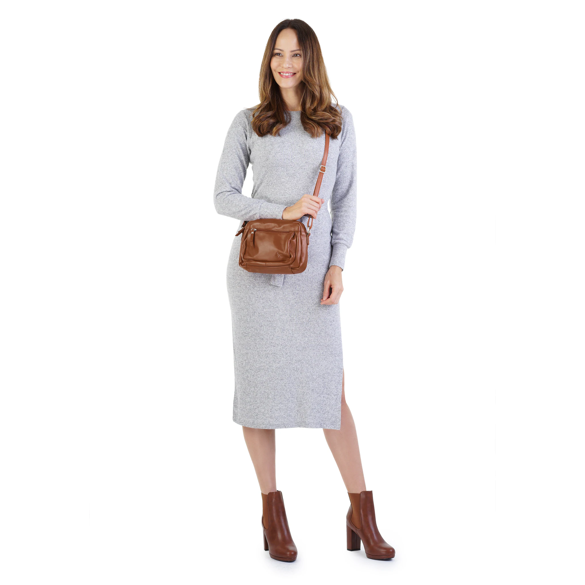 Сумка через плечо Samantha Look, натуральная кожа, цвет Cognac
Сумка через плечо Samantha Look, натуральная кожа, цвет Cognac