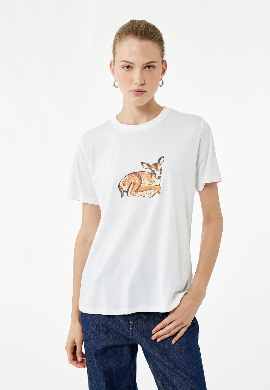 Футболка Koton GAZELLE PRINTED , White
Футболка Koton GAZELLE PRINTED , White