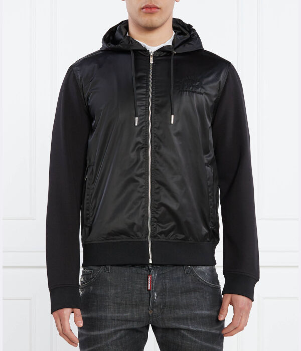 Толстовка мужская Karl Lagerfeld комбинированная на молнии с капюшоном, черный
Толстовка мужская Karl Lagerfeld комбинированная на молнии с капюшоном, черный