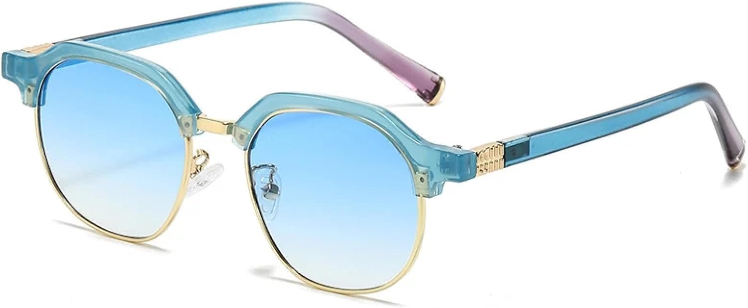 Классические солнцезащитные очки в полуободковой оправе для мужчин, овальные солнцезащитные очки для женщин, винтажные очки для женщин с защитой от УФ-излучения UV400 TKKTLLT, Blue Blue
Классические солнцезащитные очки в полуободковой оправе для мужчин, овальные солнцезащитные очки для женщин, винтажные очки для женщин с защитой от УФ-излучения UV400 TKKTLLT, Blue Blue