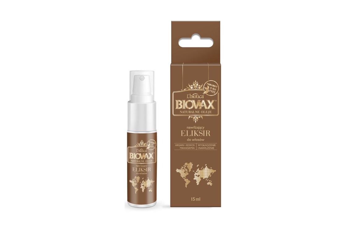 BIOVAX Natural Oils Увлажняющий эликсир для волос - 15 мл Lbiotica / Biovax
BIOVAX Natural Oils Увлажняющий эликсир для волос - 15 мл Lbiotica / Biovax