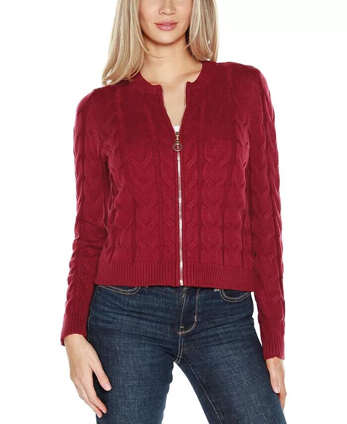 Женский вязаный свитер на молнии Black Label Belldini, красный
Женский вязаный свитер на молнии Black Label Belldini, красный