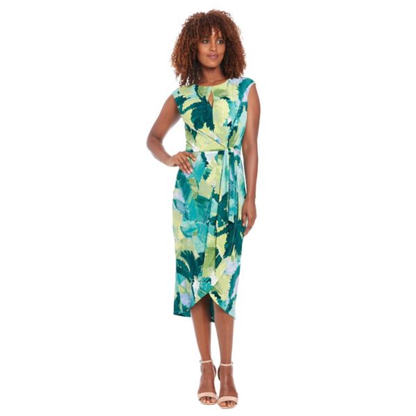 Женское платье миди с тюльпановым подолом London Times, цвет blue green
Женское платье миди с тюльпановым подолом London Times, цвет blue green