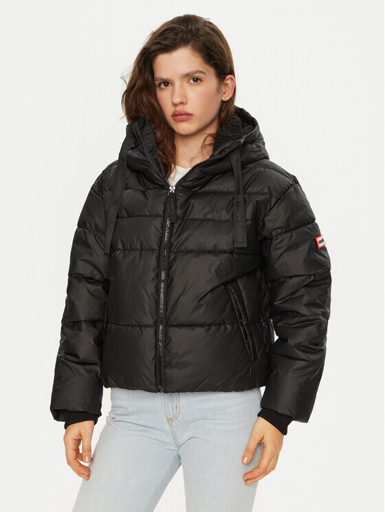 Пуховик стандартного кроя Hunter, черный
Пуховик стандартного кроя Hunter, черный