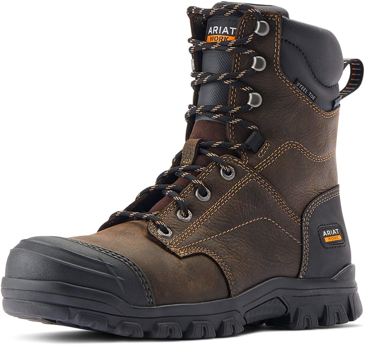 Мужские ботинки ARIAT Treadfast 8 с водонепроницаемой стальной ноской, темно-коричневый
Мужские ботинки ARIAT Treadfast 8 с водонепроницаемой стальной ноской, темно-коричневый