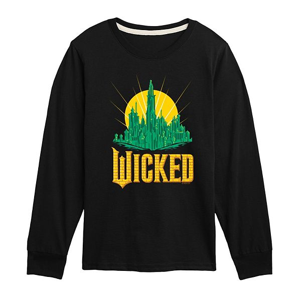 Футболка с принтом Wicked for Good с длинным рукавом для мальчиков Licensed Character, Black
Футболка с принтом Wicked for Good с длинным рукавом для мальчиков Licensed Character, Black