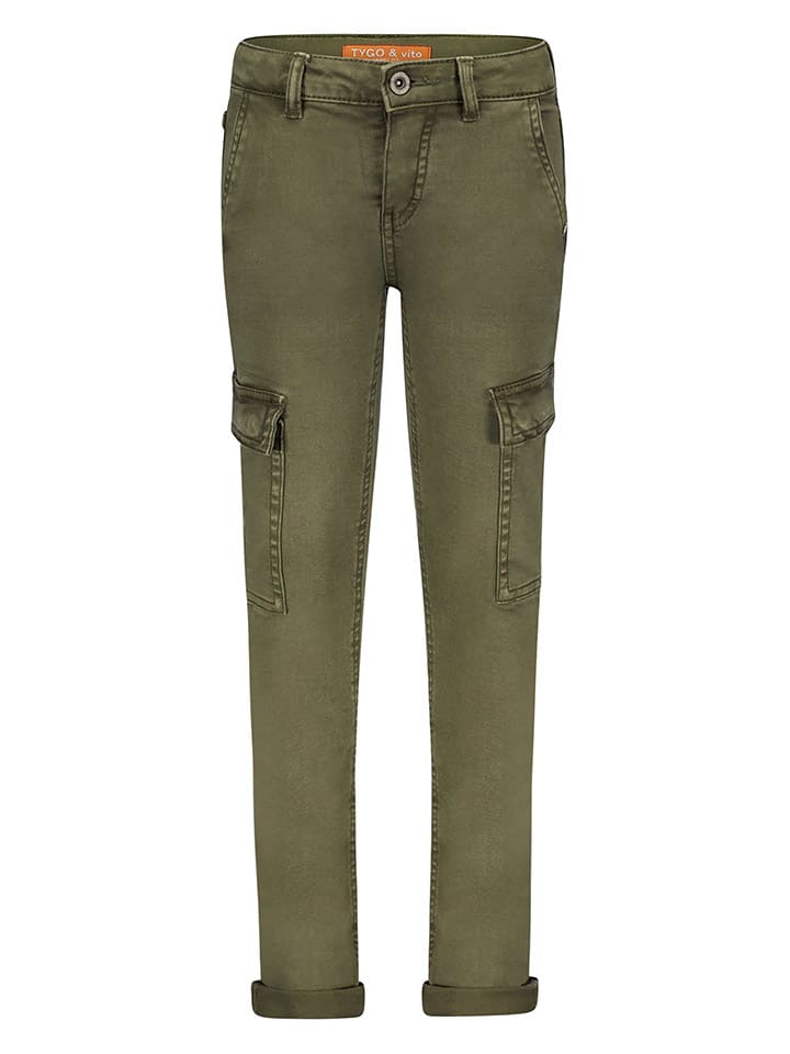 Тканевые брюки Tygo & Vito, хаки
Тканевые брюки Tygo & Vito, хаки