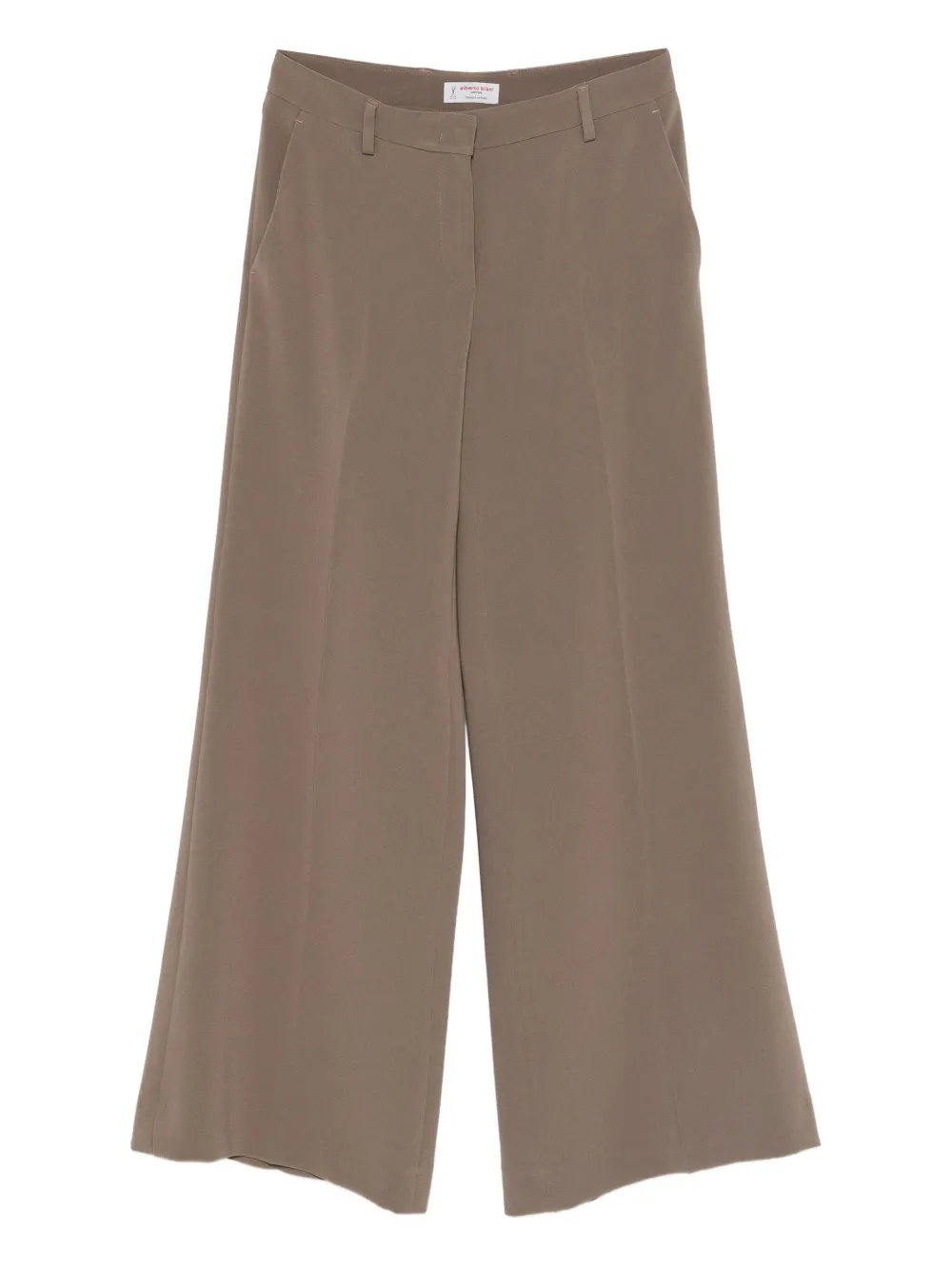 Брюки свободного кроя с застойными стрелками Alberto Biani, коричневый
Брюки свободного кроя с застойными стрелками Alberto Biani, коричневый