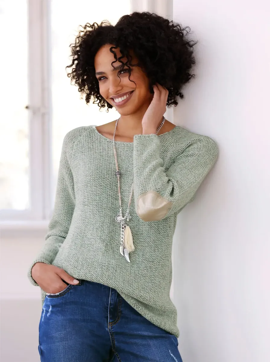 Свитер с круглым вырезом LINEA TESINI by Heine "Пуловер", цвет Kalkmint-Hellgrau-Meliert
Свитер с круглым вырезом LINEA TESINI by Heine "Пуловер", цвет Kalkmint-Hellgrau-Meliert