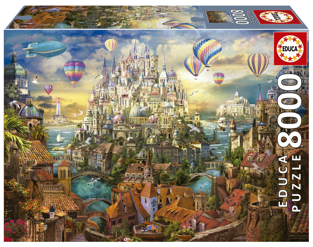 Educa, Пазл Город Мечты, 8000 шт.
Educa, Пазл Город Мечты, 8000 шт.
