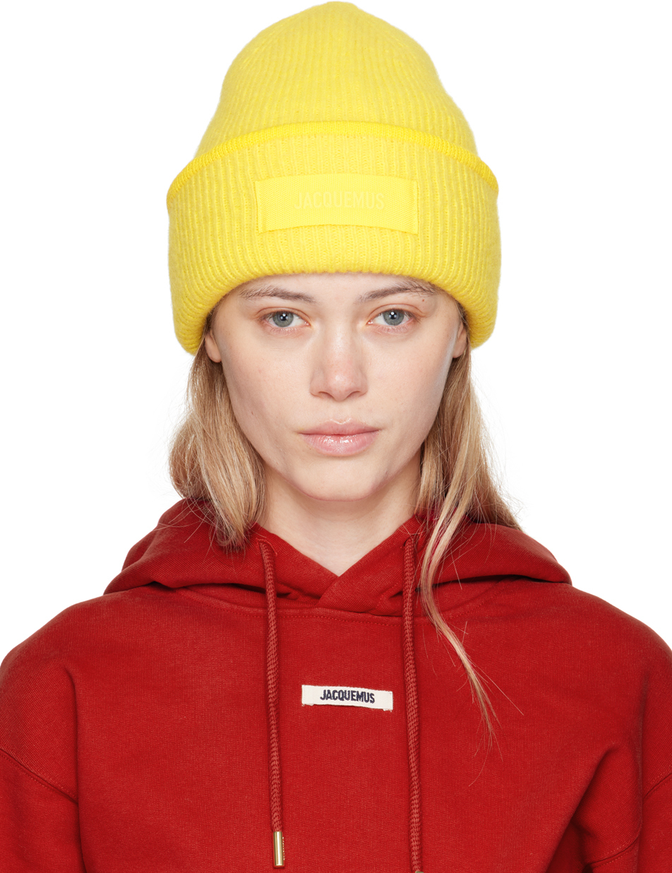 Шапка-бини «Le Bonnet Gros Grain» JACQUEMUS, желтый
Шапка-бини «Le Bonnet Gros Grain» JACQUEMUS, желтый