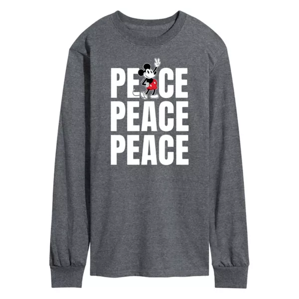 Футболка мужская с длинным рукавом и принтом "Микки Маус" и символом мира Disney, серый
Футболка мужская с длинным рукавом и принтом "Микки Маус" и символом мира Disney, серый