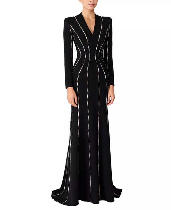 Длинное платье Victoire, украшенное стразами Jenny Packham, черный
Длинное платье Victoire, украшенное стразами Jenny Packham, черный