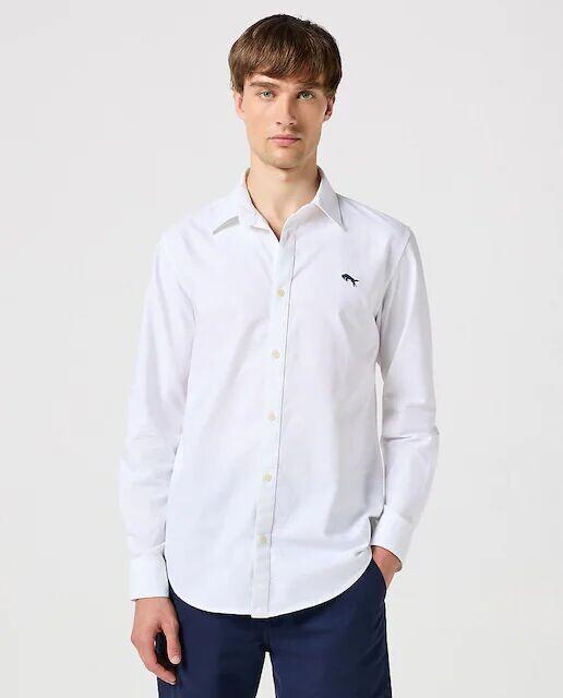 Классическая и гладкая мужская рубашка Wrangler, белый
Классическая и гладкая мужская рубашка Wrangler, белый