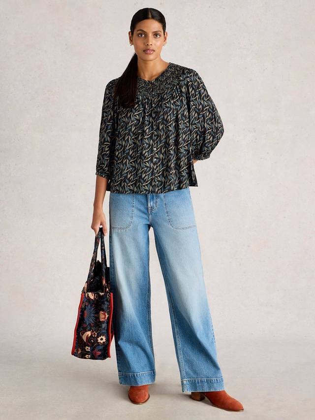 Топ Remi с металлическими пуговицами White Stuff
Топ Remi с металлическими пуговицами White Stuff