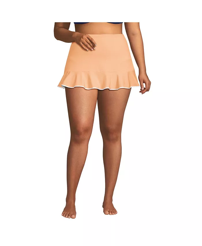 Женская мини-юбка для плавания из пике с оборками по подолу Lands' End, оранжевый
Женская мини-юбка для плавания из пике с оборками по подолу Lands' End, оранжевый