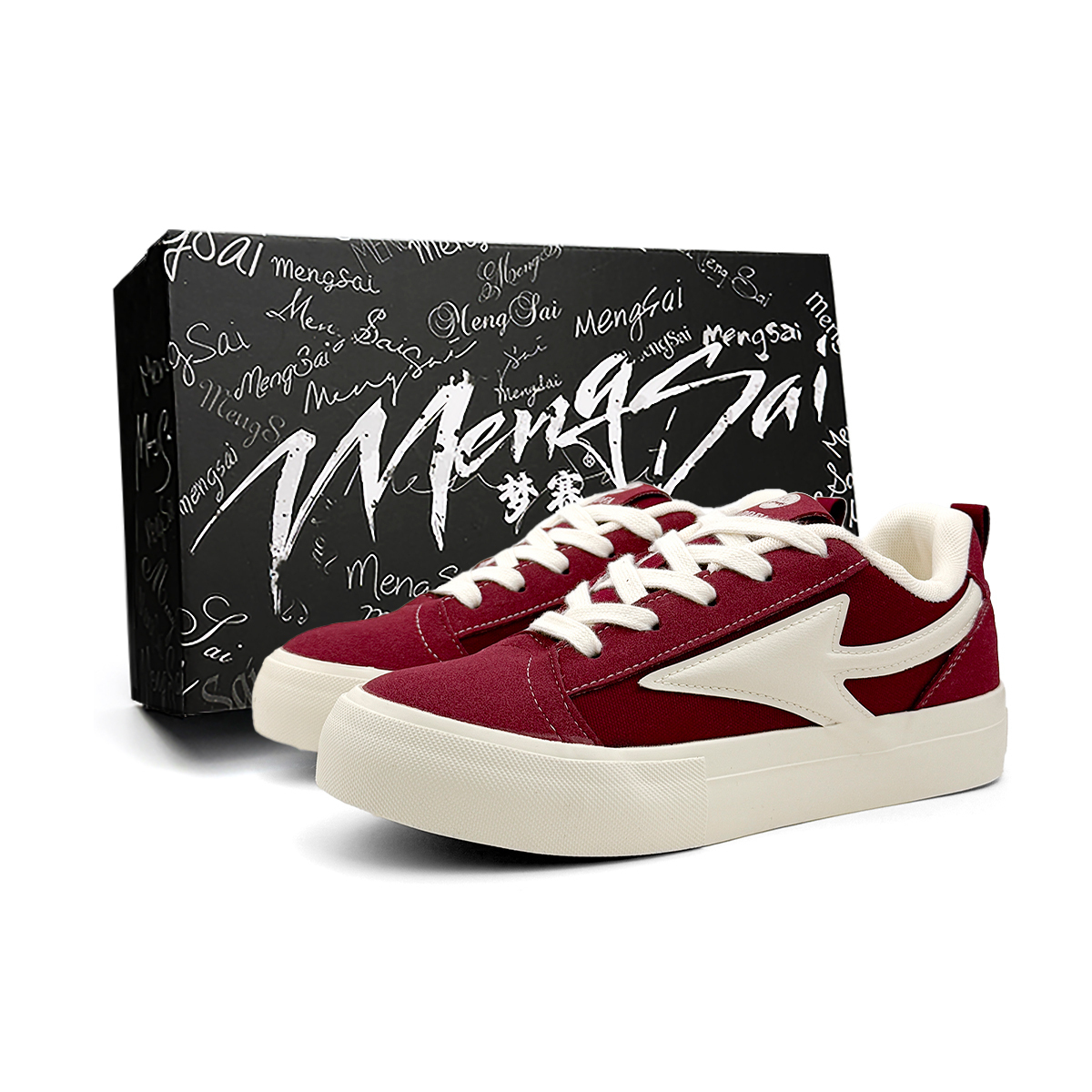 Mengsai Баланс легкие противоскользящие низкие скейтерские кроссовки мужские - ангора красный, цвет Angora Red
Mengsai Баланс легкие противоскользящие низкие скейтерские кроссовки мужские - ангора красный, цвет Angora Red