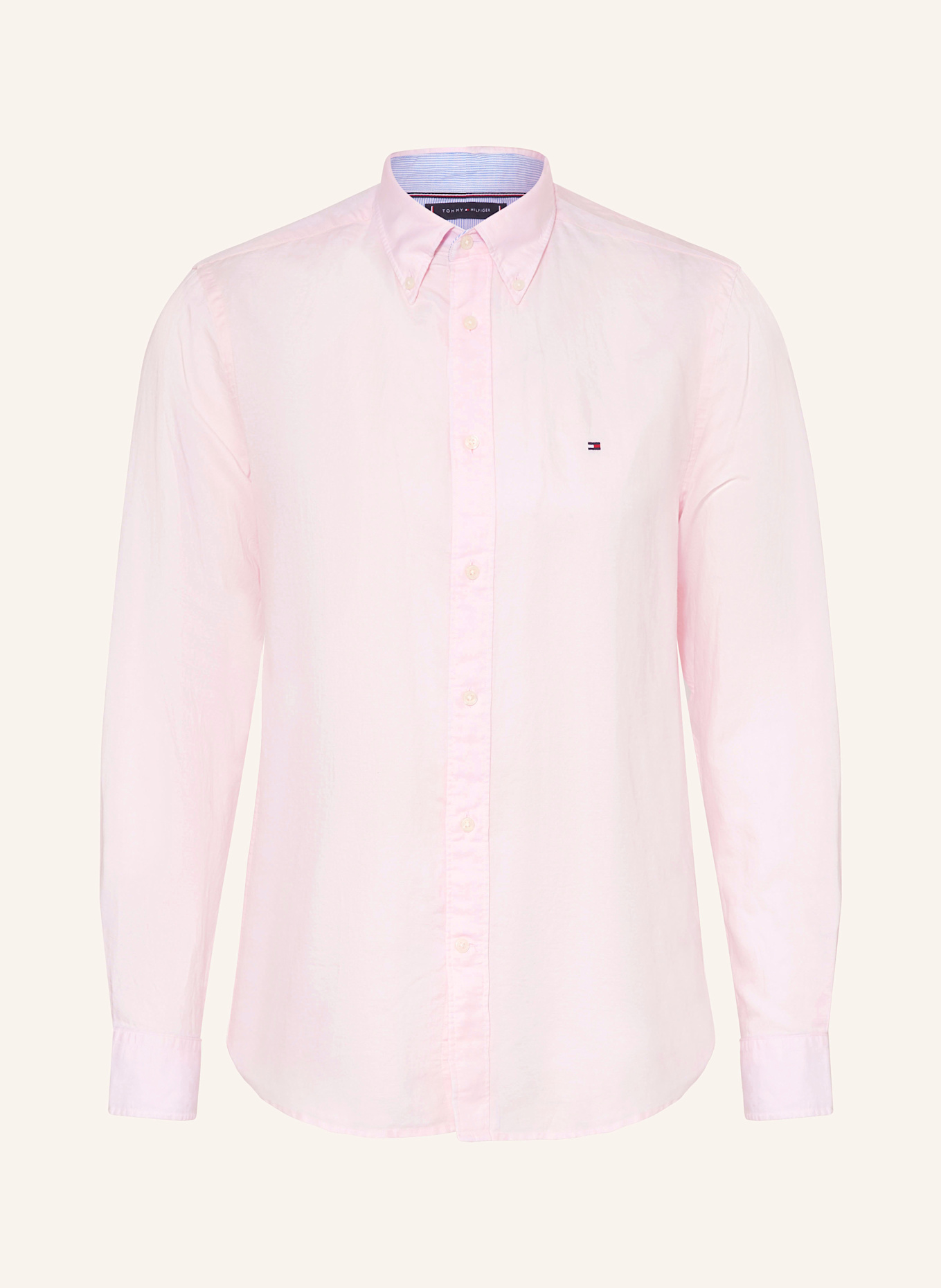 Рубашка свободного кроя с льном Tommy Hilfiger, розовый
Рубашка свободного кроя с льном Tommy Hilfiger, розовый