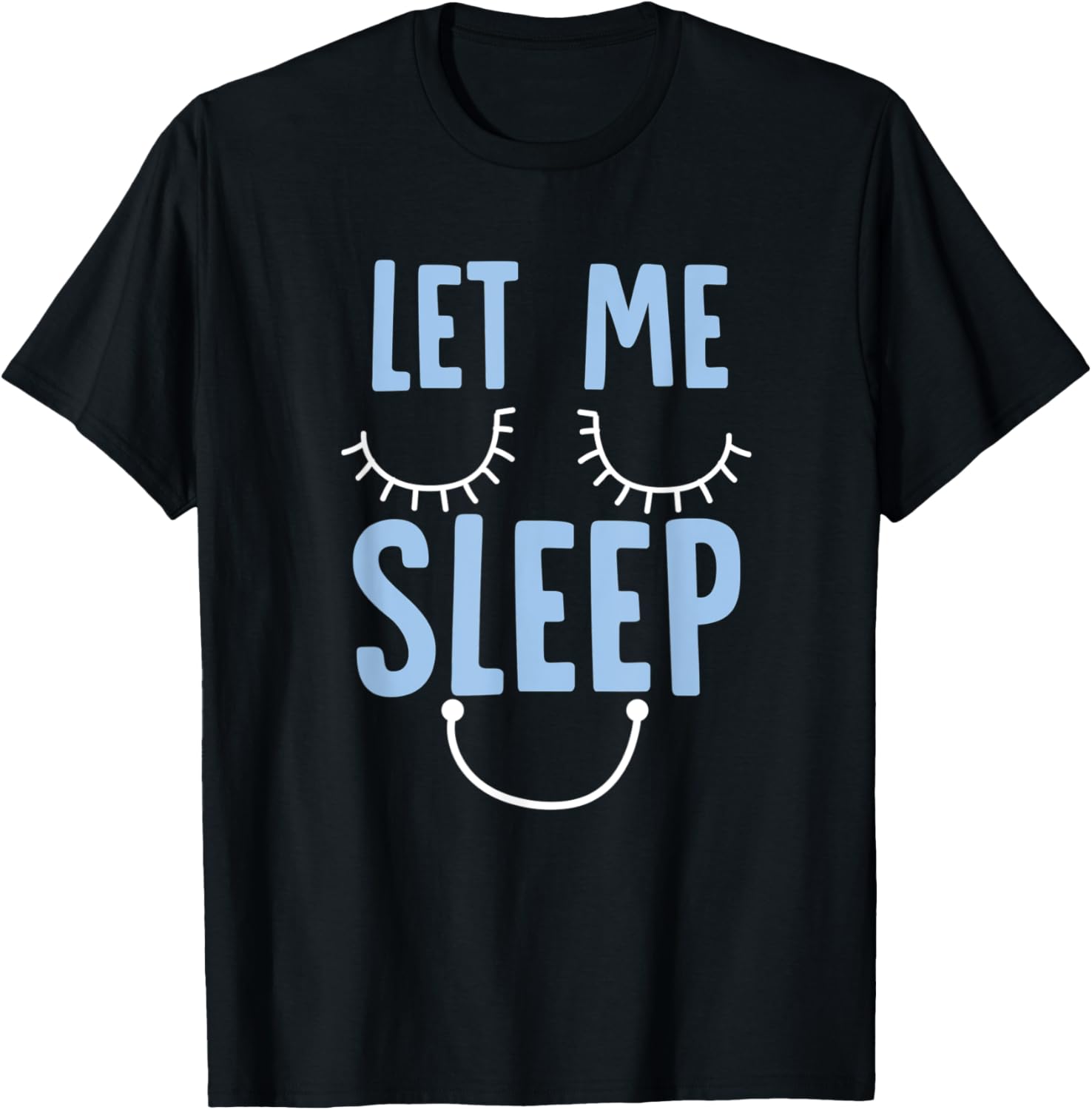 Футболка с забавным юмором на тему сна Позволь мне поспать Let Me Sleep Clothing Co, черный
Футболка с забавным юмором на тему сна Позволь мне поспать Let Me Sleep Clothing Co, черный
