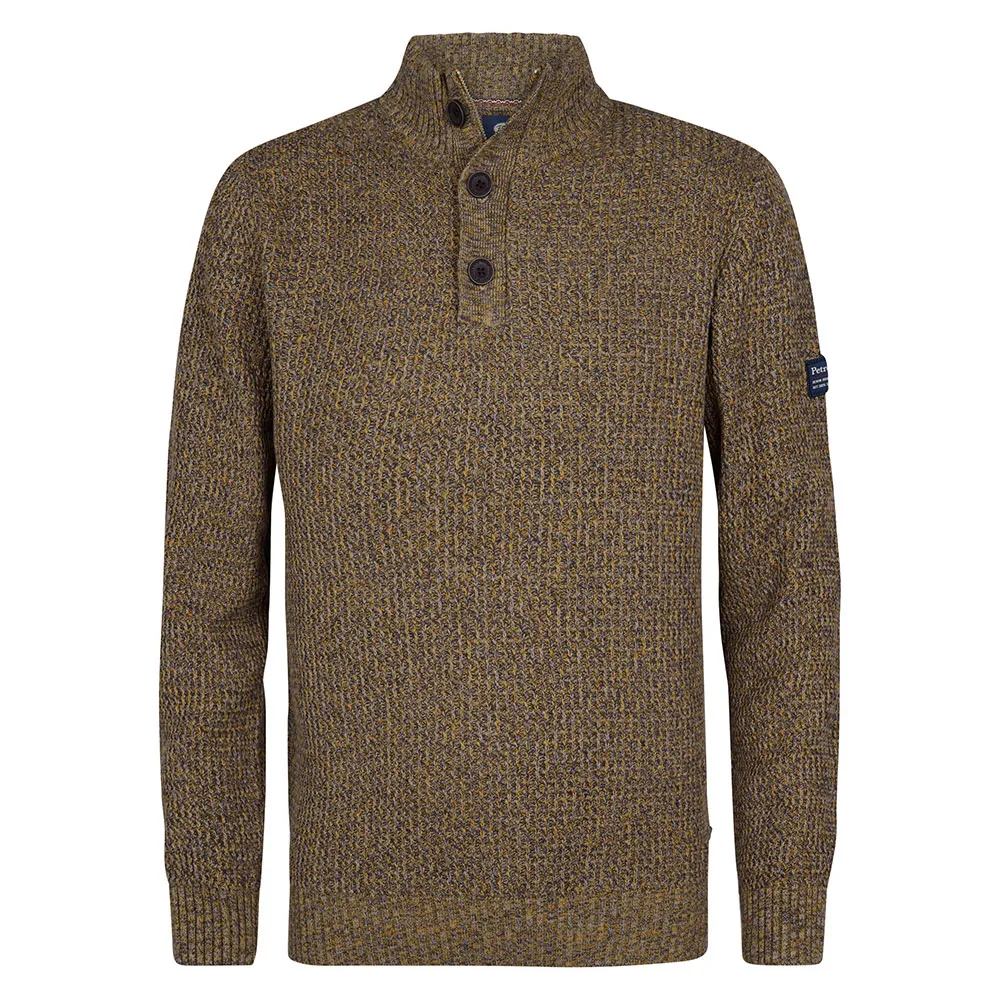 Свитер Petrol Industries M-3050-KWC270 half zip, коричневый 
Свитер Petrol Industries M-3050-KWC270 half zip, коричневый