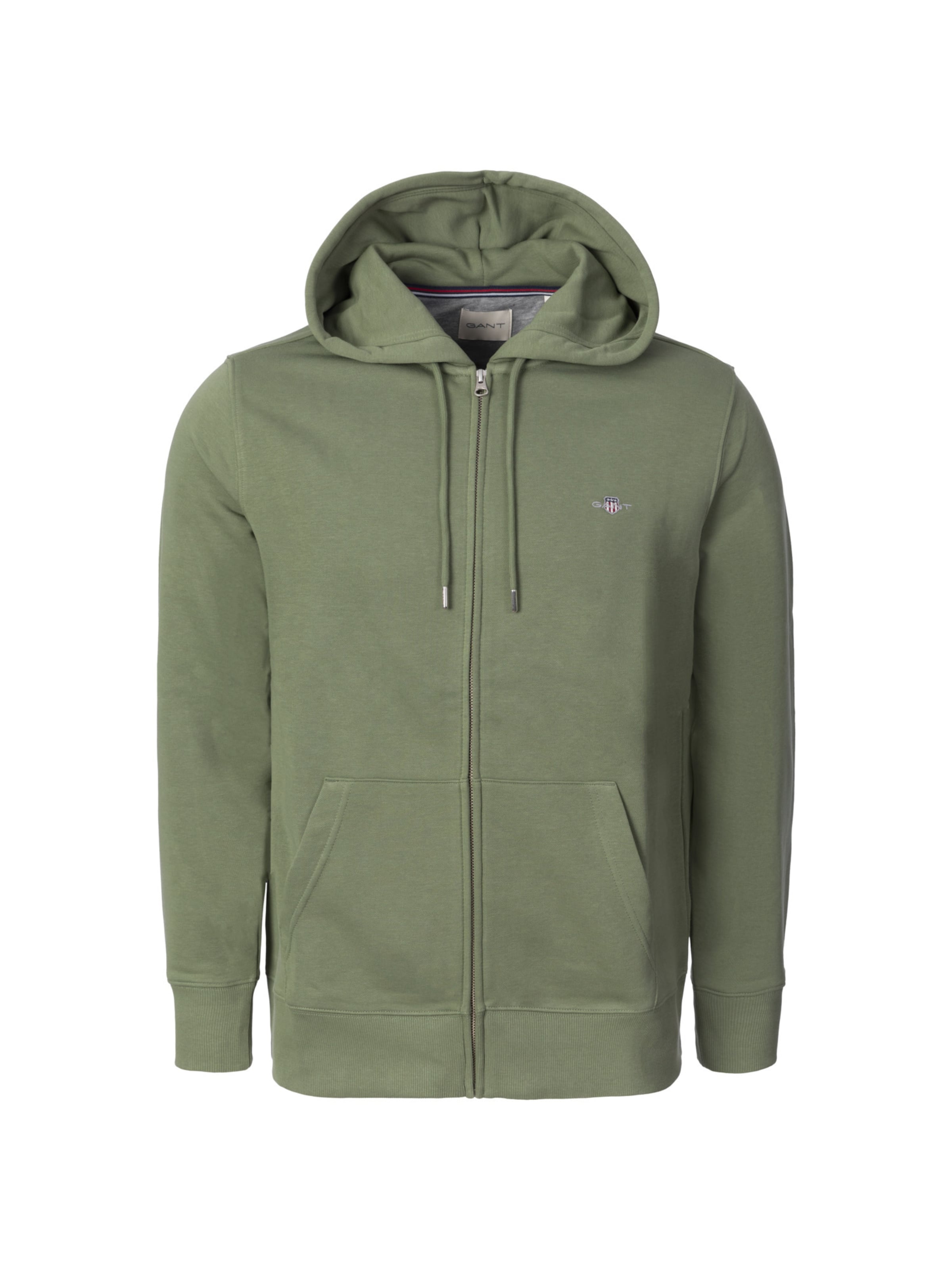 GANT Оливковый худи на молнии
GANT Оливковый худи на молнии