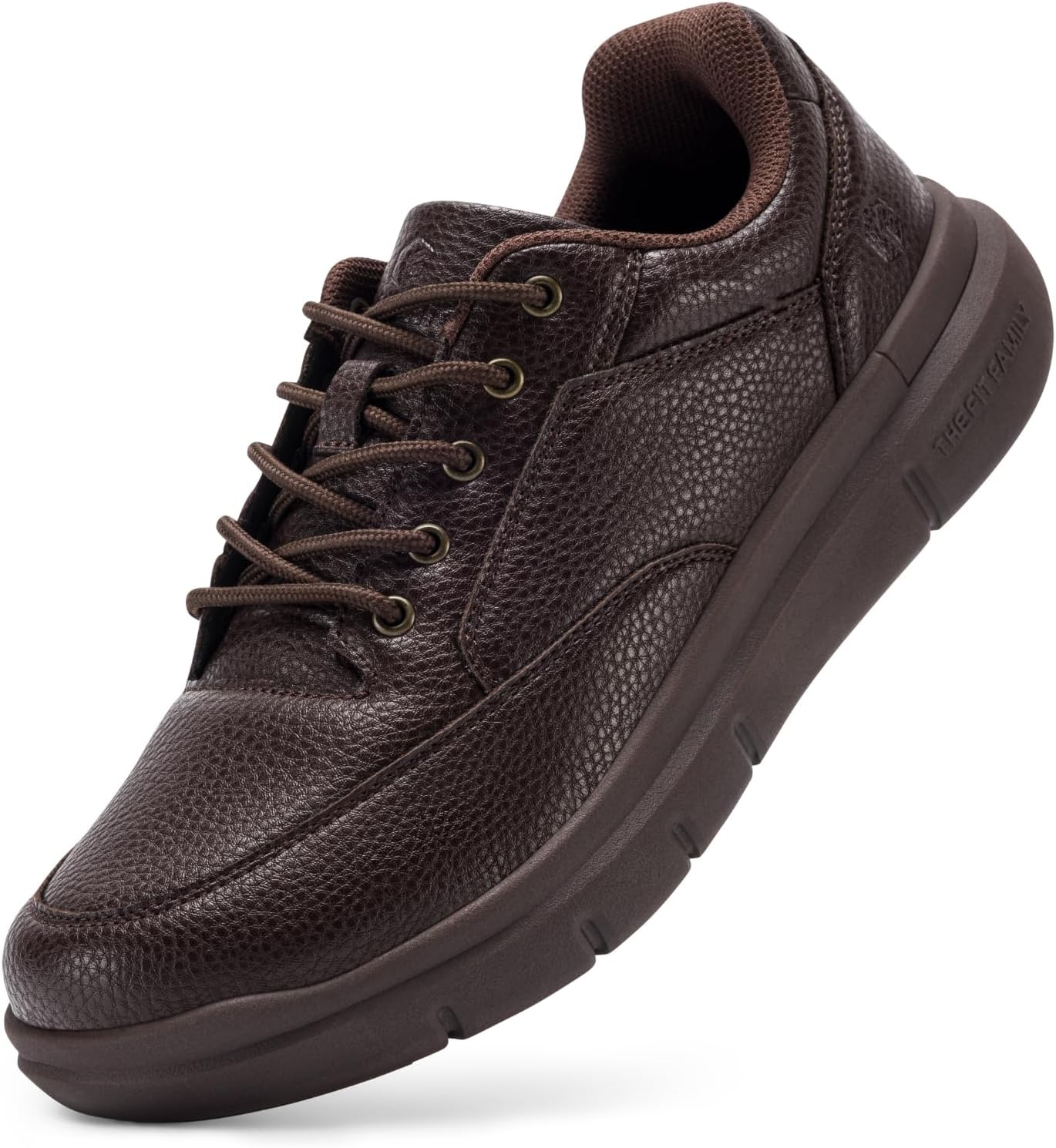 Мужские широкие прогулочные туфли FitVille, повседневные удобные туфли, легкие оксфорды с поддержкой свода, противоскользящие, из веганской кожи, бизнес-кроссовки, коричневый
Мужские широкие прогулочные туфли FitVille, повседневные удобные туфли, легкие оксфорды с поддержкой свода, противоскользящие, из веганской кожи, бизнес-кроссовки, коричневый