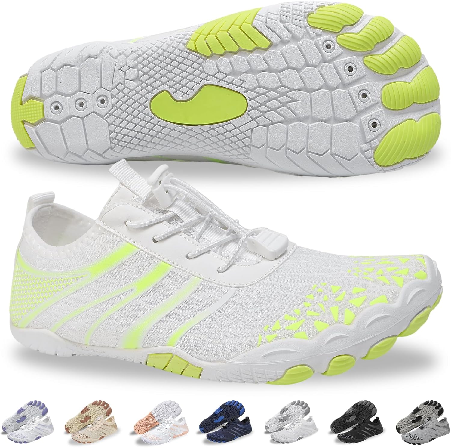 Кроссовки для походов для женщин и мужчин - быстро сохнущие, с широкой носочной частью, для пляжа, плавания, спортивные кроссовки Ieirye, белый/зеленый
Кроссовки для походов для женщин и мужчин - быстро сохнущие, с широкой носочной частью, для пляжа, плавания, спортивные кроссовки Ieirye, белый/зеленый