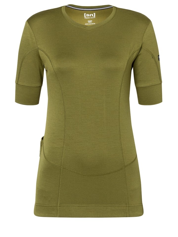 Функциональная рубашка super.natural, оливковый
Функциональная рубашка super.natural, оливковый