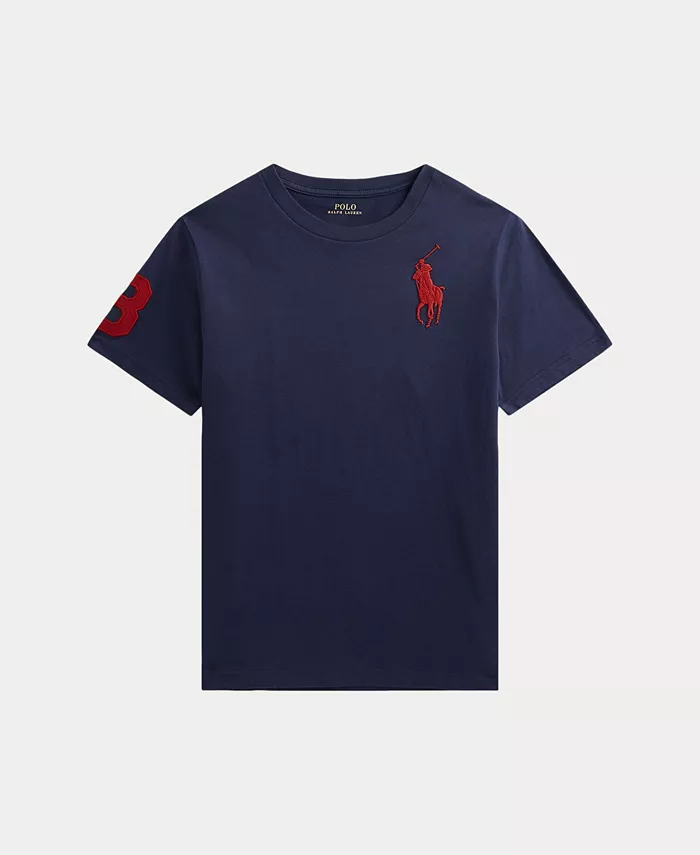Футболка Big Boys Big Pony из хлопкового джерси Polo Ralph Lauren, синий
Футболка Big Boys Big Pony из хлопкового джерси Polo Ralph Lauren, синий