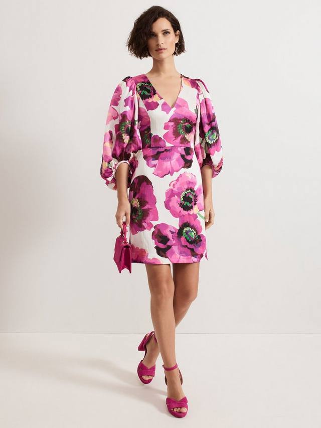Мини-платье с пышными рукавами в цветочек от фионы Phase Eight, розовый/разноцветный
Мини-платье с пышными рукавами в цветочек от фионы Phase Eight, розовый/разноцветный