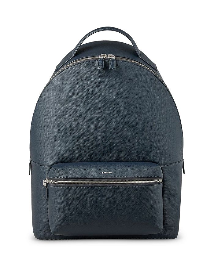 Кожаный рюкзак Sandro, синий 
Кожаный рюкзак Sandro, синий