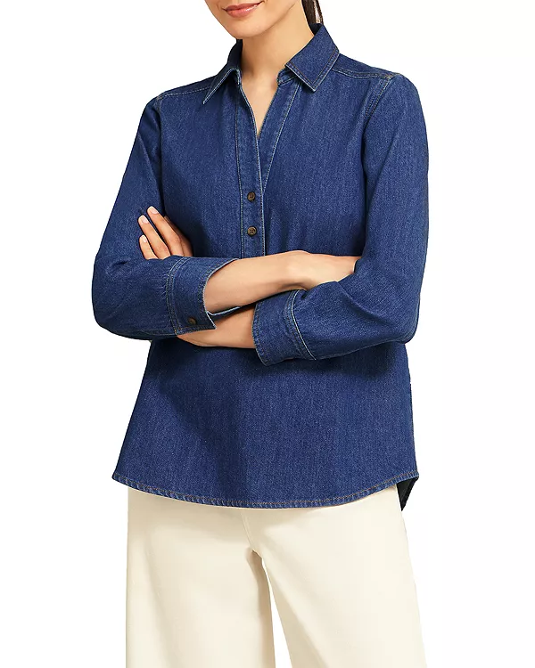 Блузка Елены Hobbs London, синий
Блузка Елены Hobbs London, синий