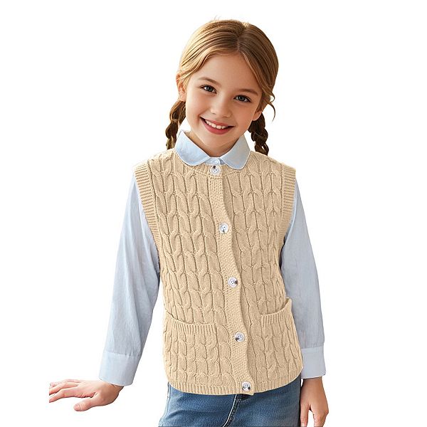 Детский жилет-свитер без рукавов кабельной вязки Maxxis Merch, Beige
Детский жилет-свитер без рукавов кабельной вязки Maxxis Merch, Beige